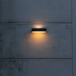 LED buitenwandlamp op zonne-energie Fadi, CCT