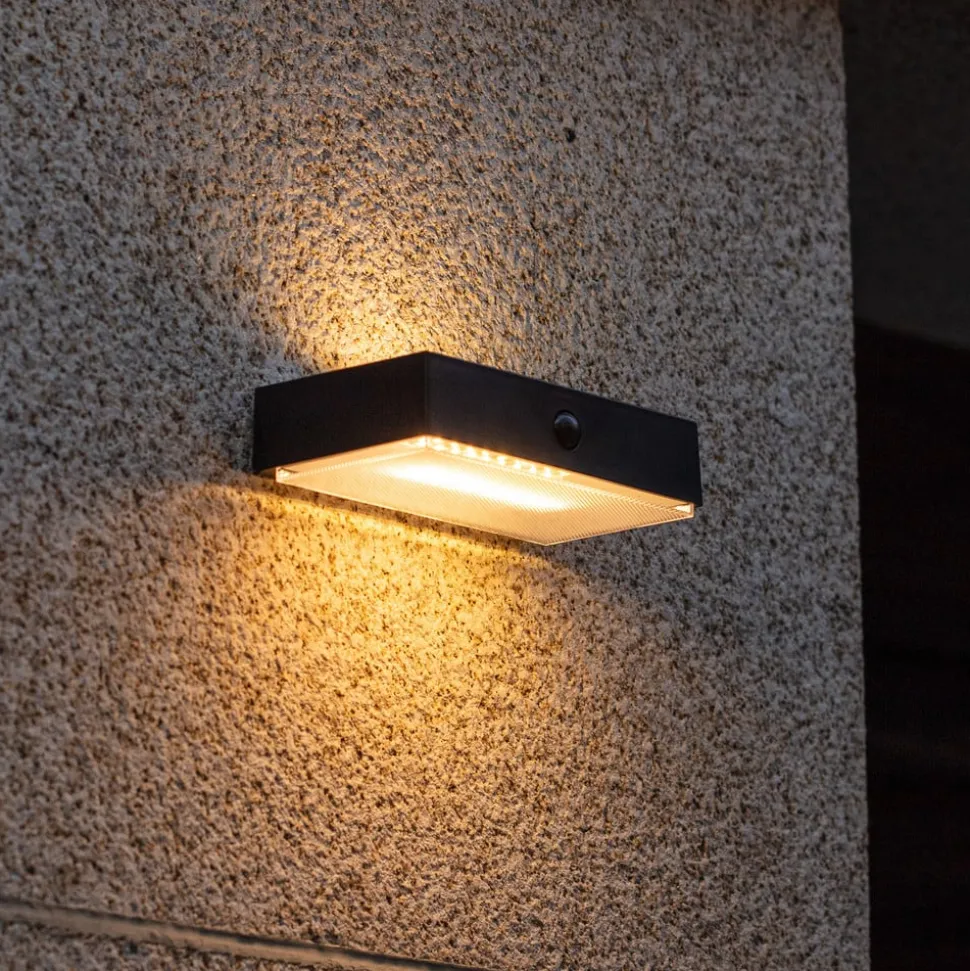 LED buitenwandlamp op zonne-energie Fadi, CCT