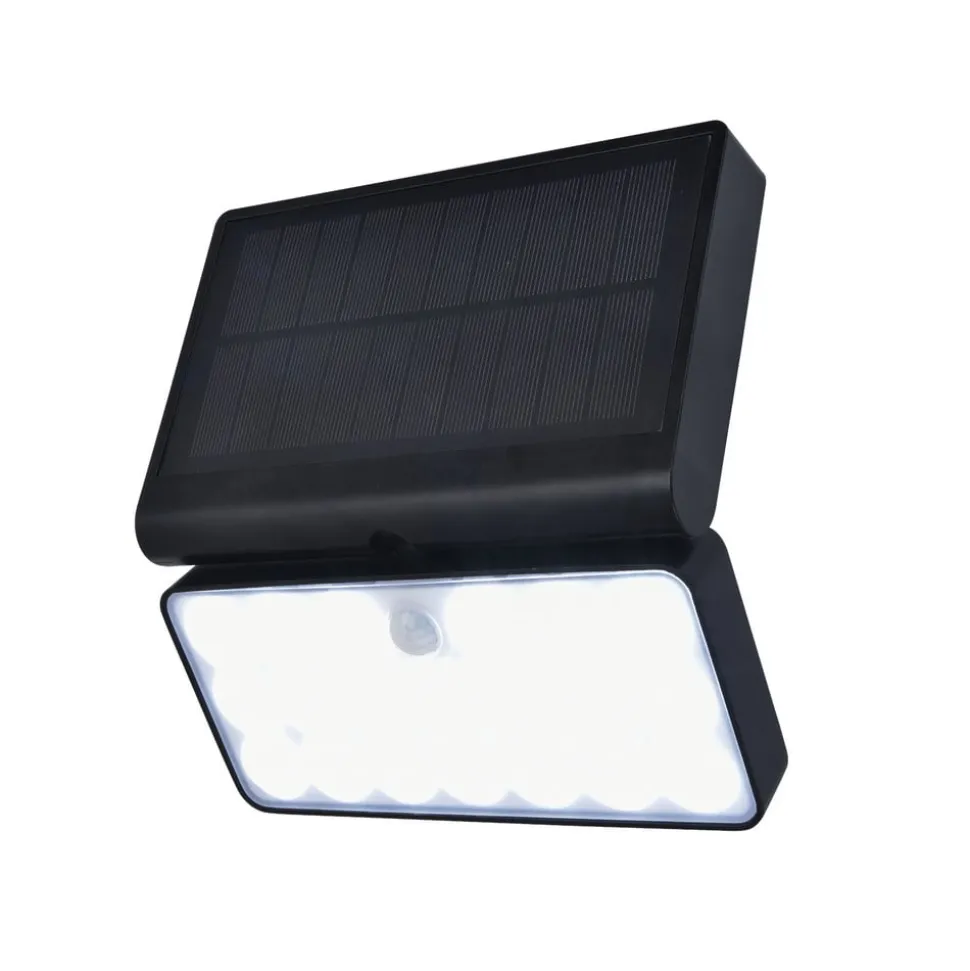 LED buitenwandlamp op zonne-energie Tuda, 18 cm