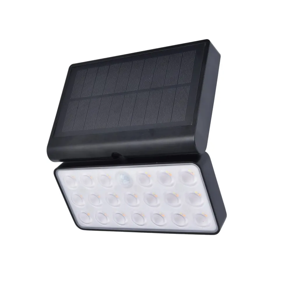 LED buitenwandlamp op zonne-energie Tuda, 18 cm