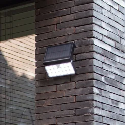 LED buitenwandlamp op zonne-energie Tuda, 18 cm