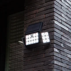 LED buitenwandlamp op zonne-energie Tuda, 32,1 cm