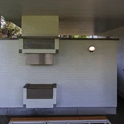 LED buitenwandlamp Polo van gegoten alu sensor