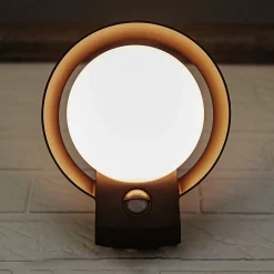 LED buitenwandlamp Polo van gegoten alu sensor