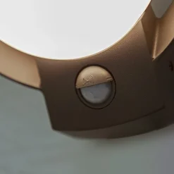 LED buitenwandlamp Polo van gegoten alu sensor