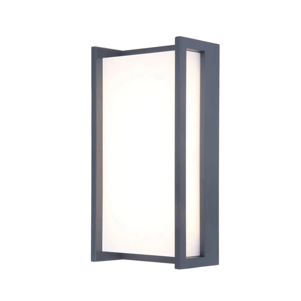 LED buitenwandlamp Qubo, RGBW smart bestuurbaar