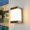 LED buitenwandlamp Severina, roestvrij staal