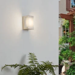 LED buitenwandlamp Severina, roestvrij staal