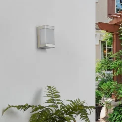 LED buitenwandlamp Severina, roestvrij staal