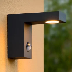 LED buitenwandlamp Texas met bewegingsmelder