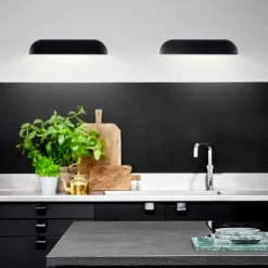 LED buitenwandlamp voorzijde 36, zwart