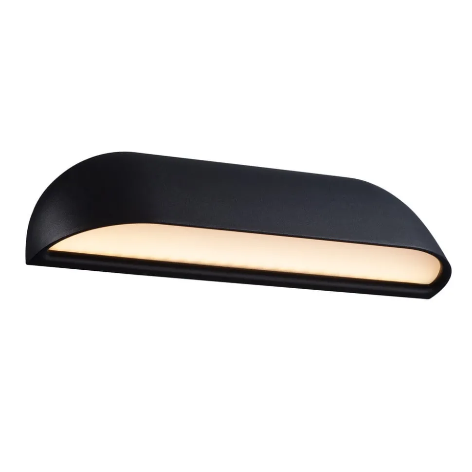 LED buitenwandlamp voorzijde 26, zwart
