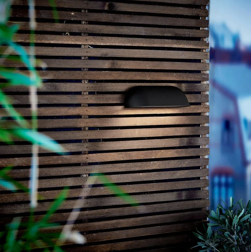 LED buitenwandlamp voorzijde 26, zwart