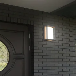 LED buitenwandlamp Witham, IP54, CCT, antraciet