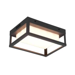 LED buitenwandlamp Witham, IP54, CCT, antraciet