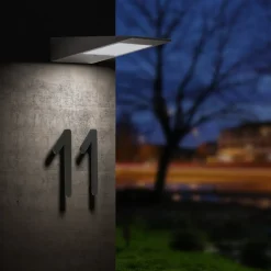 LED buitenwandsolarlamp CMD 9019 met sensor