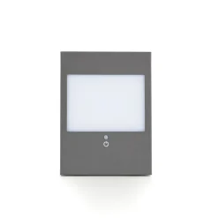 LED buitenwandsolarlamp CMD 9019 met sensor