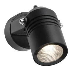 LED buitenwandspot 5019, zwart, IP54