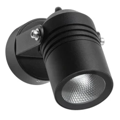 LED buitenwandspot 5019, zwart, IP54