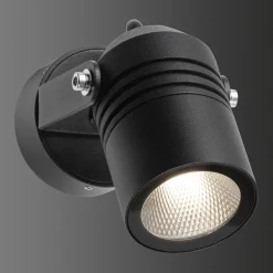LED buitenwandspot 5019, zwart, IP54