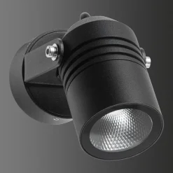 LED buitenwandspot 5019, zwart, IP54
