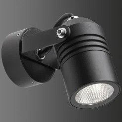 LED buitenwandspot 5019, zwart, IP54