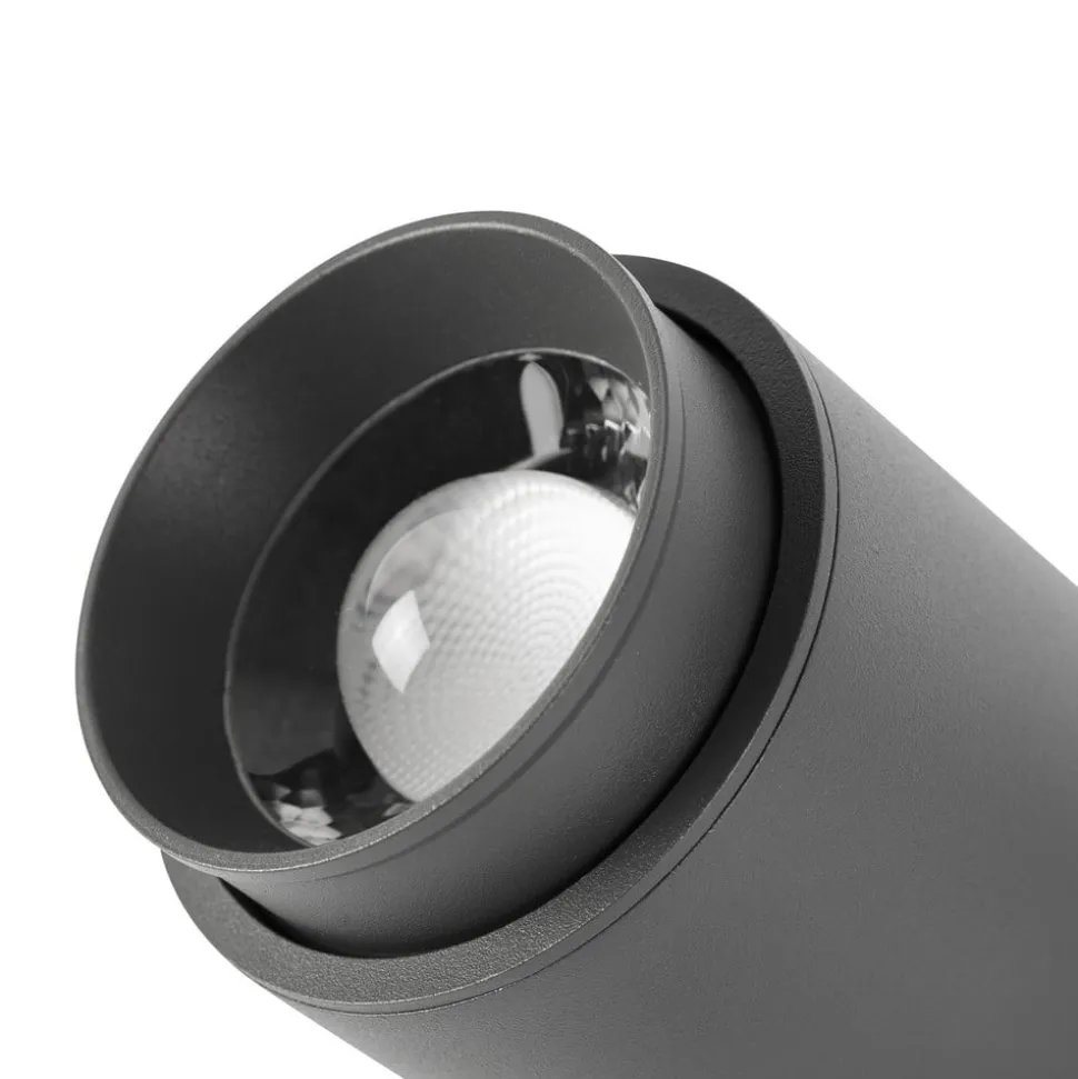 LED buitenwandspot Plom, donkergrijs