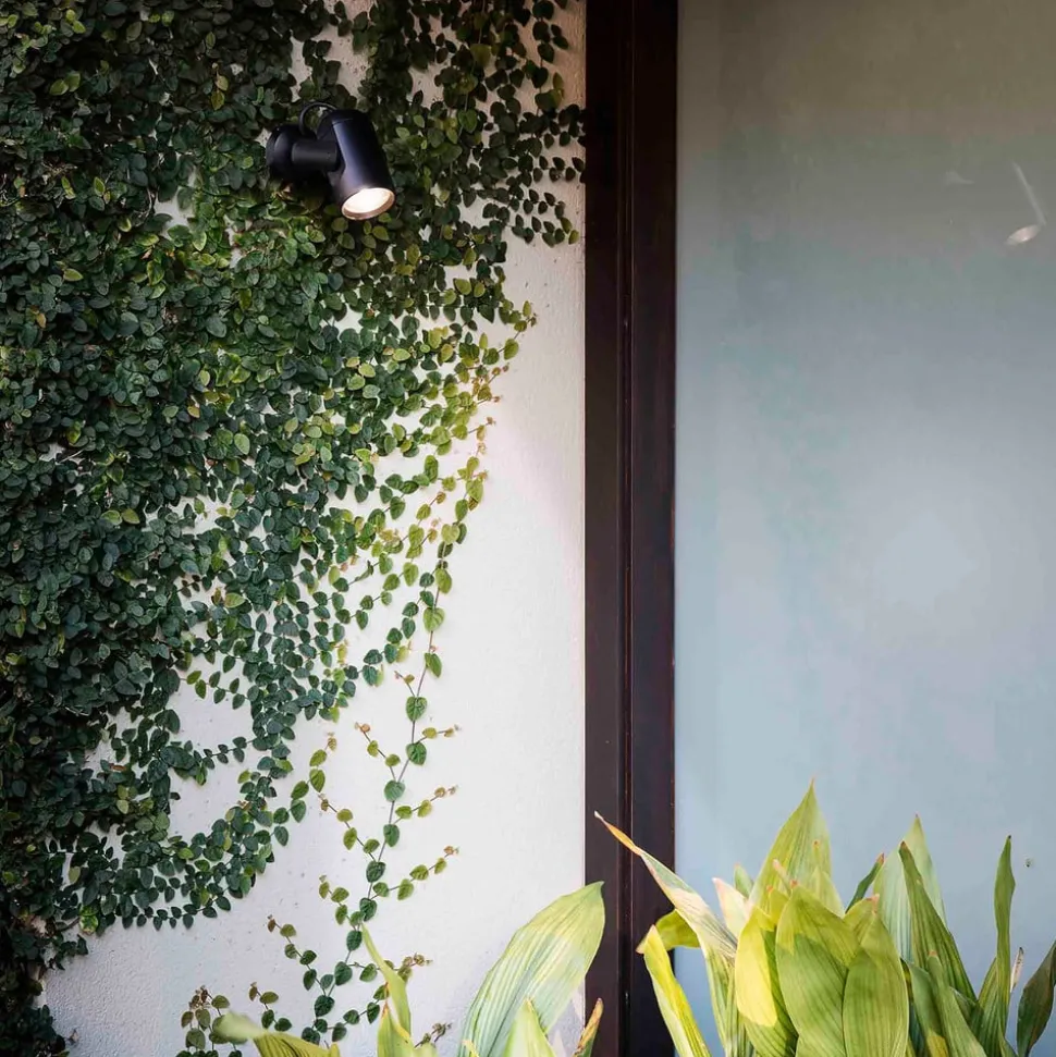 LED buitenwand-spot Slot, bereik 20 cm