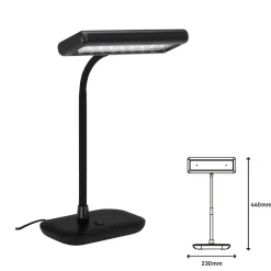 LED bureaulamp 7488-015 zwart 6.500K