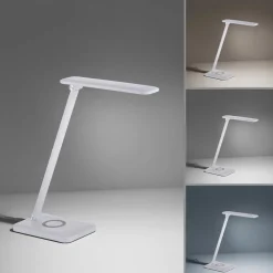 LED bureaulamp Florentina, wit