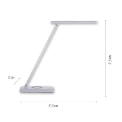 LED bureaulamp Florentina, wit