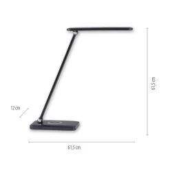 LED bureaulamp Florentina, zwart
