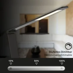 LED bureaulamp Haiti touchdim CCT zwart