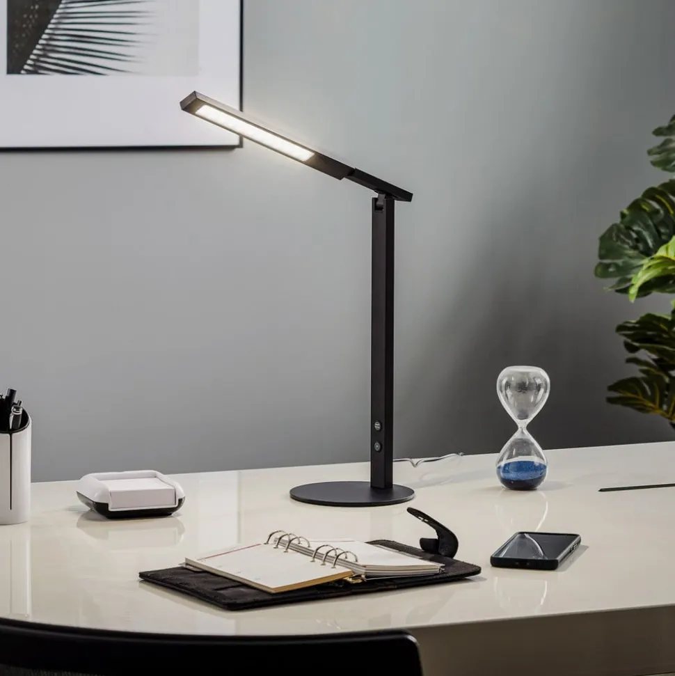LED bureaulamp Ideaal met dimmer, zwart