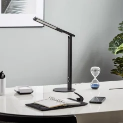 LED bureaulamp Ideaal met dimmer, zwart