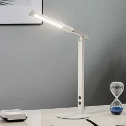 LED bureaulamp Ideaal met dimmer, wit