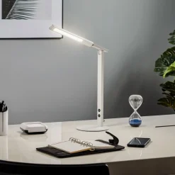 LED bureaulamp Ideaal met dimmer, wit
