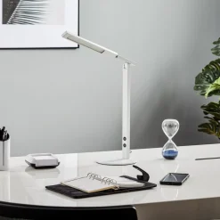LED bureaulamp Ideaal met dimmer, wit
