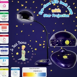 LED bureaulamp Kleine prins met nachtlamp