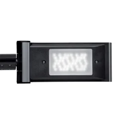 LED bureaulamp MAULsolaris, zilver, hoogte 64 cm