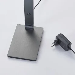 LED bureaulamp Mion, 41 cm, hoekig, dimbaar