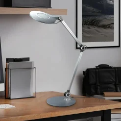 LED bureaulamp Office, antraciet, CCT