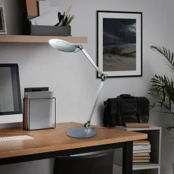 LED bureaulamp Office, antraciet, CCT