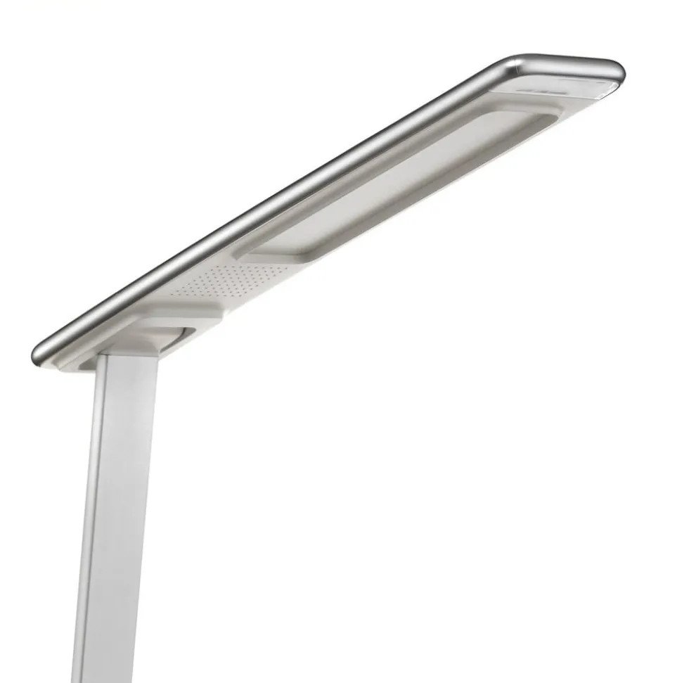 LED bureaulamp Orbit met inductie zilver