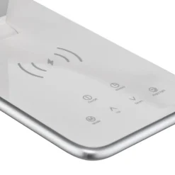 LED bureaulamp Orbit met inductie zilver