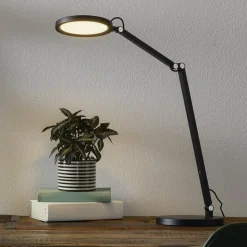 LED bureaulamp Regina met dimmer, zwart