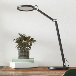 LED bureaulamp Regina met dimmer, zwart