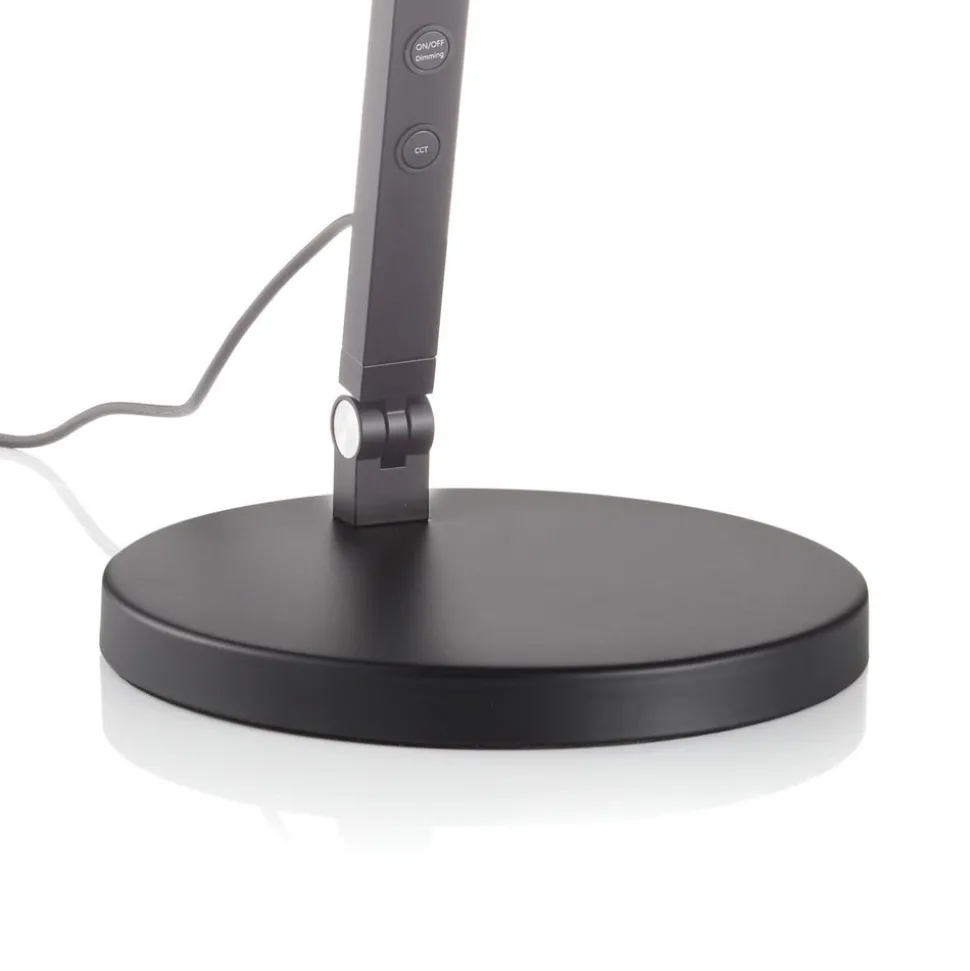 LED bureaulamp Regina met dimmer, zwart