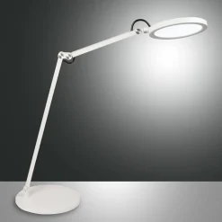 LED bureaulamp Regina met dimmer, wit