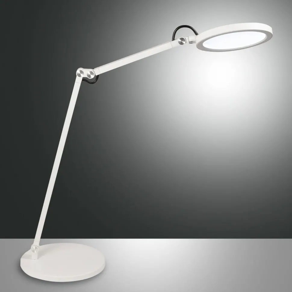 LED bureaulamp Regina met dimmer, wit
